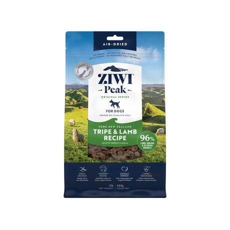 ZIWI Peak Air-Dried Tripe & Lamb Dog Food 454g
