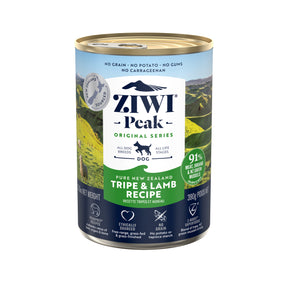 ZIWI Peak Tripe & Lamb Wet Dog Food Can 390g