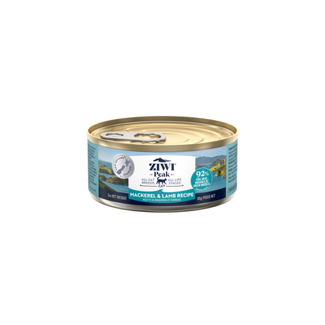 ZIWI Peak Mackerel & Lamb Wet Cat Food Can 85g