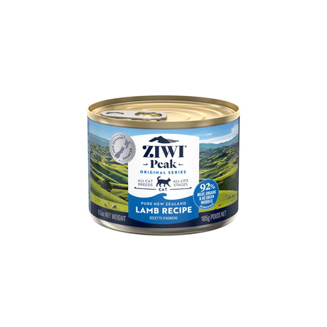 ZIWI Peak Lamb Wet Cat Food Can 185g