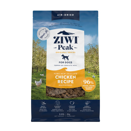 ZIWI Peak Air-Dried Chicken Dog Food 4kg