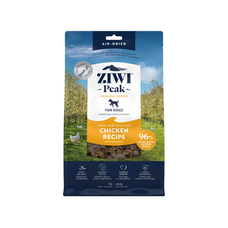 ZIWI Peak Air-Dried Chicken Dog Food 454g