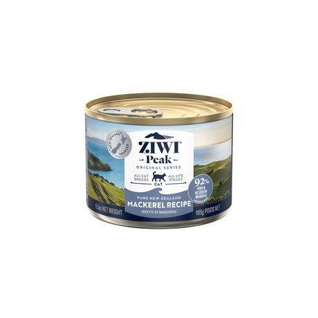 ZIWI Peak Mackerel Wet Cat Food Can 185g