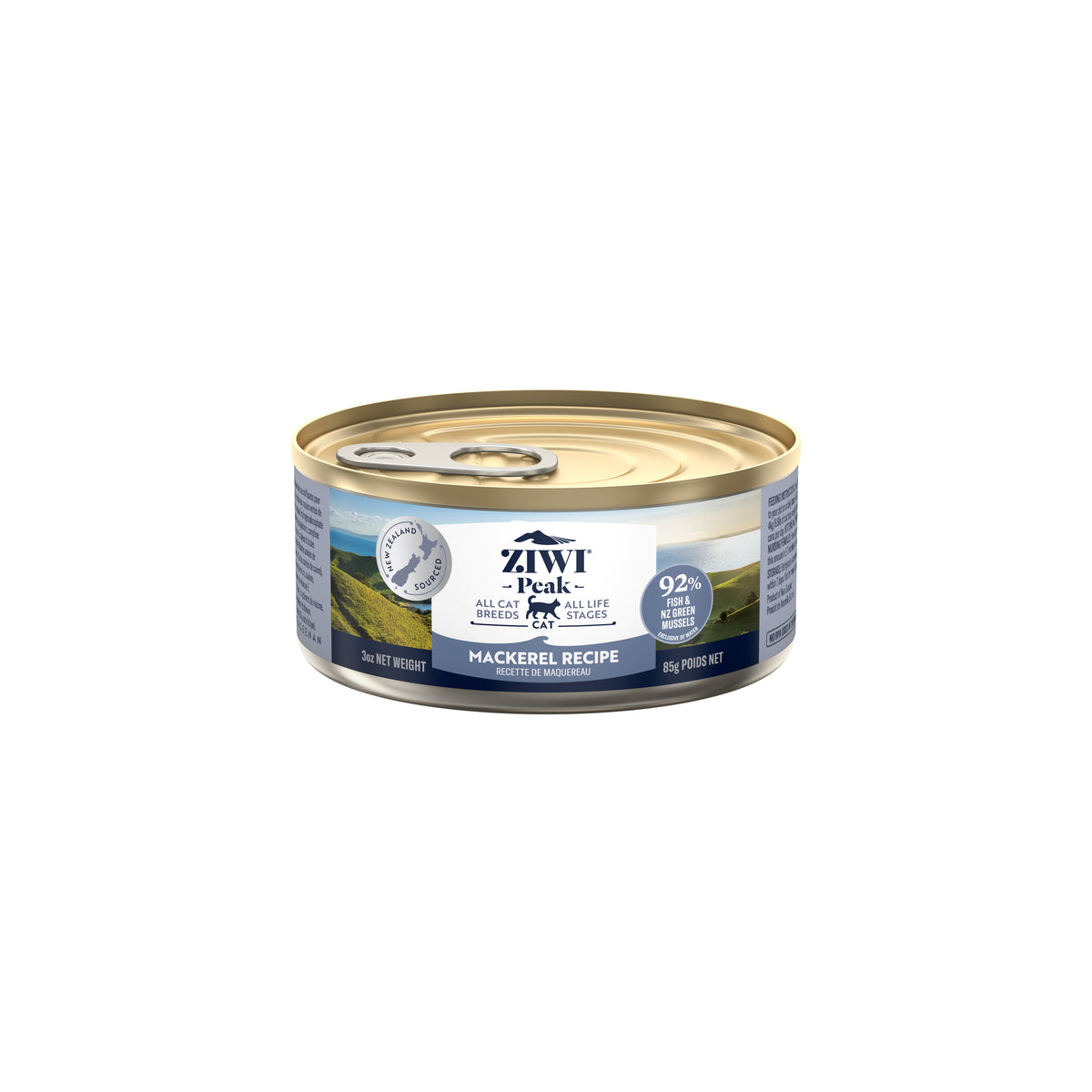 ZIWI Peak Mackerel Wet Cat Food Can 85g