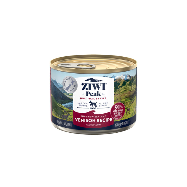 ZIWI Peak Venison Wet Dog Food Can 170g