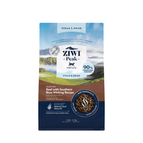 ZIWI Peak Steam & Dried Beef with Whiting Cat Food 2.2kg