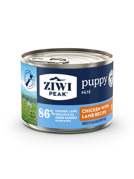 ZIWI Peak Puppy Chicken with Lamb Wet Dog Food Can 170g